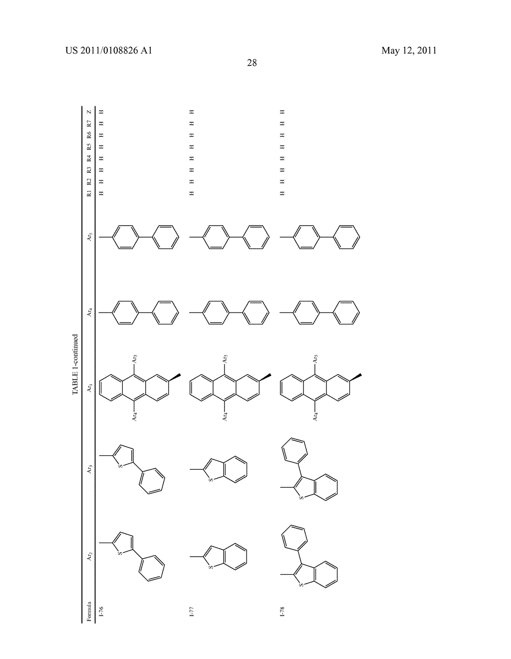 ANTHRACENE DERIVATIVE AND AN ORGANIC ELECTRONIC DEVICE USING THE SAME - diagram, schematic, and image 30
