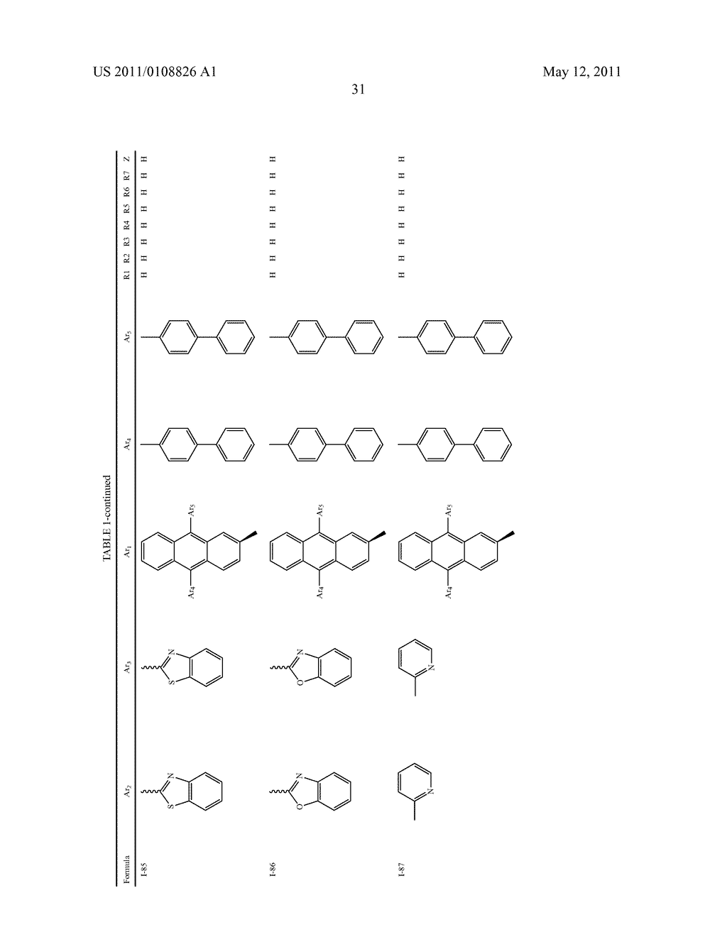 ANTHRACENE DERIVATIVE AND AN ORGANIC ELECTRONIC DEVICE USING THE SAME - diagram, schematic, and image 33