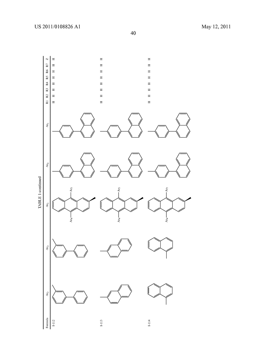 ANTHRACENE DERIVATIVE AND AN ORGANIC ELECTRONIC DEVICE USING THE SAME - diagram, schematic, and image 42