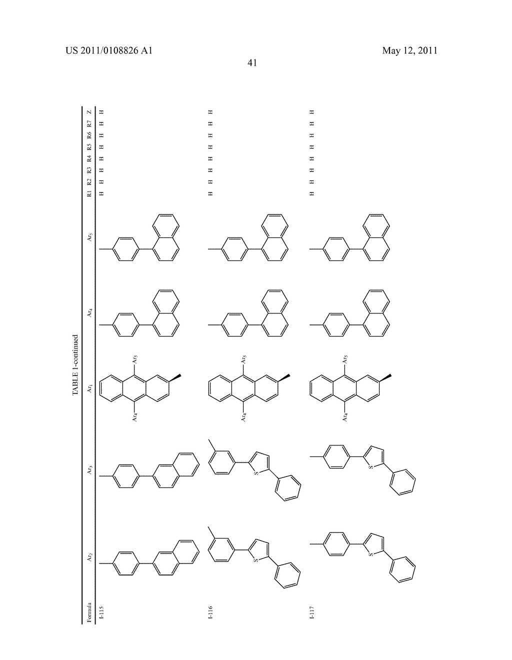 ANTHRACENE DERIVATIVE AND AN ORGANIC ELECTRONIC DEVICE USING THE SAME - diagram, schematic, and image 43