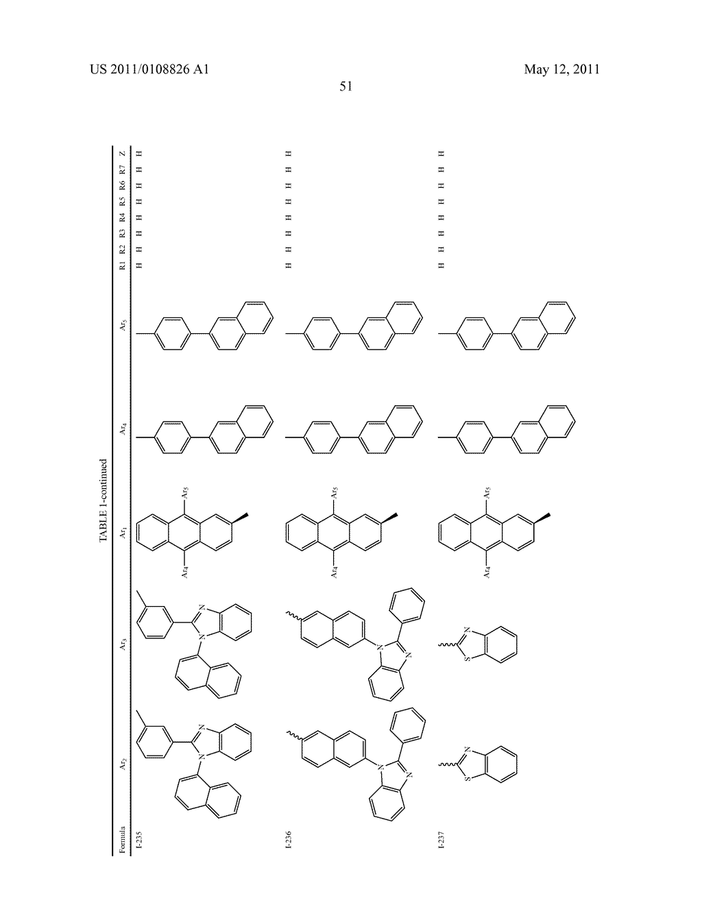 ANTHRACENE DERIVATIVE AND AN ORGANIC ELECTRONIC DEVICE USING THE SAME - diagram, schematic, and image 53