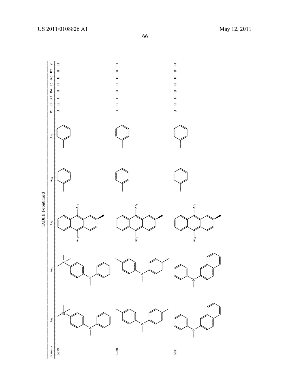 ANTHRACENE DERIVATIVE AND AN ORGANIC ELECTRONIC DEVICE USING THE SAME - diagram, schematic, and image 68