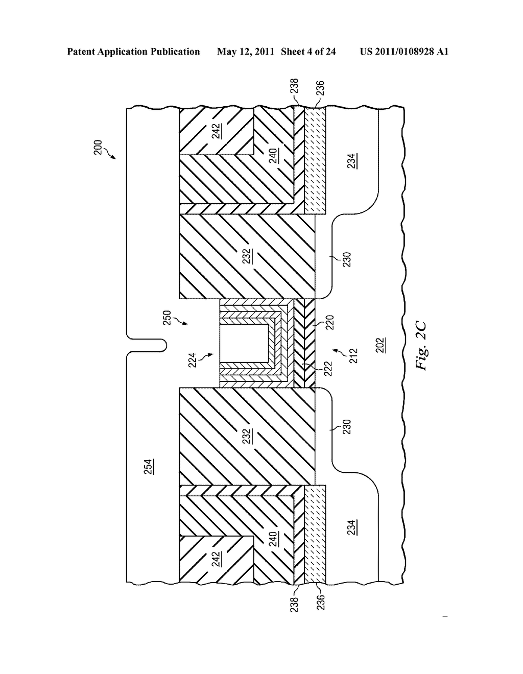 METHOD FOR FORMING HIGH-K METAL GATE DEVICE - diagram, schematic, and image 05