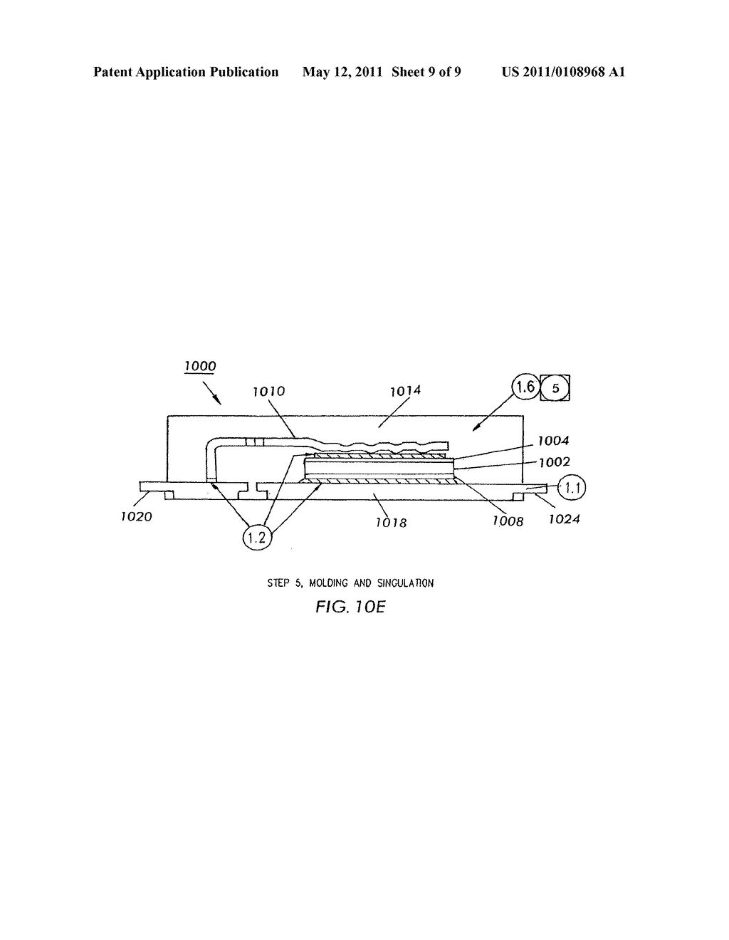 Semiconductor package with metal straps - diagram, schematic, and image 10