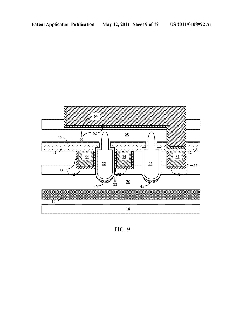 AIR GAP INTERCONNECT STRUCTURES AND METHODS FOR FORMING THE SAME - diagram, schematic, and image 10