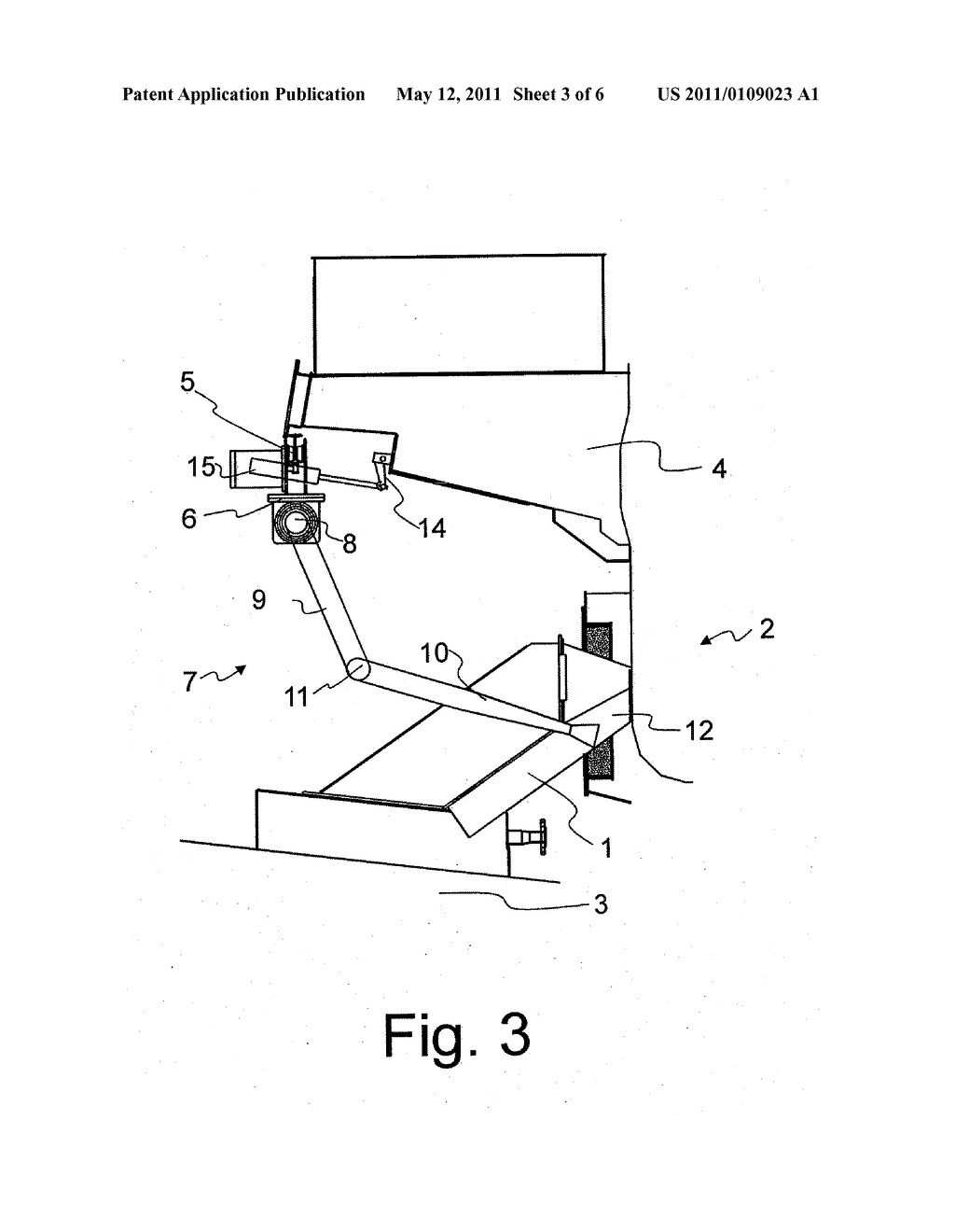 CLEANER EQUIPMENT FOR THE SMELT SPOUTS OF A RECOVERY BOILER - diagram, schematic, and image 04