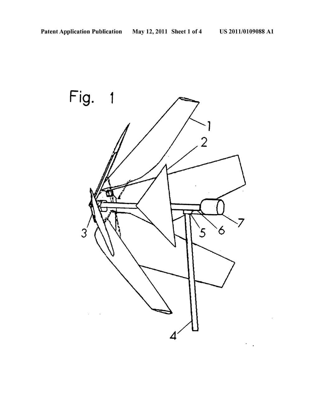 Windsock horizontal axes turbine - diagram, schematic, and image 02