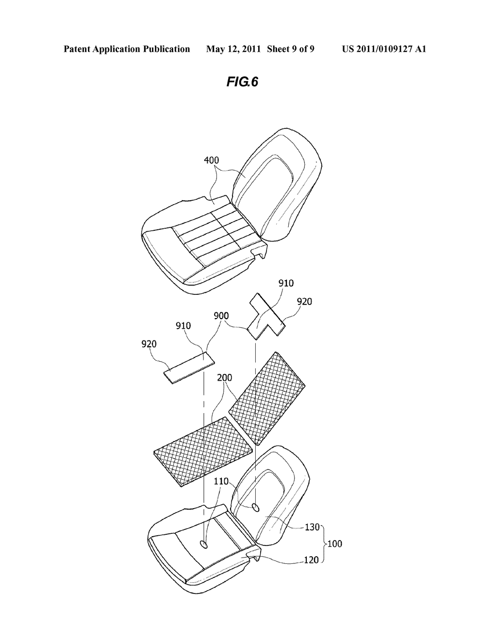 VEHICLE SEAT FOR COOLING AND HEATING - diagram, schematic, and image 10
