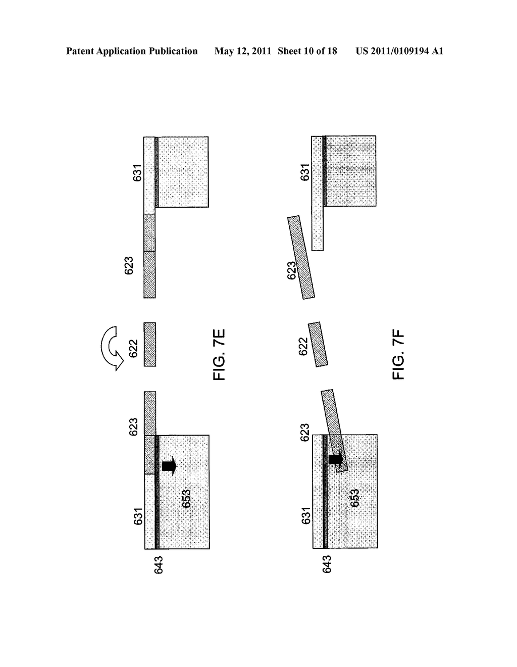 TWO-DIMENSIONAL MICROMECHANICAL ACTUATOR WITH MULTIPLE-PLANE COMB ELECTRODES - diagram, schematic, and image 11