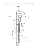 LOCK MECHANISM FOR FIXING A SLIDE BAR IN EITHER OF TWO POSITIONS diagram and image