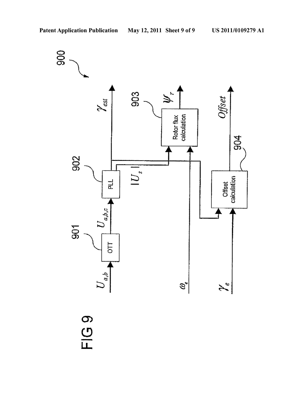 METHOD FOR DETERMINING A ROTOR POSITION OF AN ELECTRICAL GENERATOR IN A WIND TURBINE - diagram, schematic, and image 10