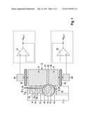 Sensor for capacitive detection of a mechanical deflection diagram and image