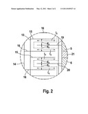 Sensor for capacitive detection of a mechanical deflection diagram and image