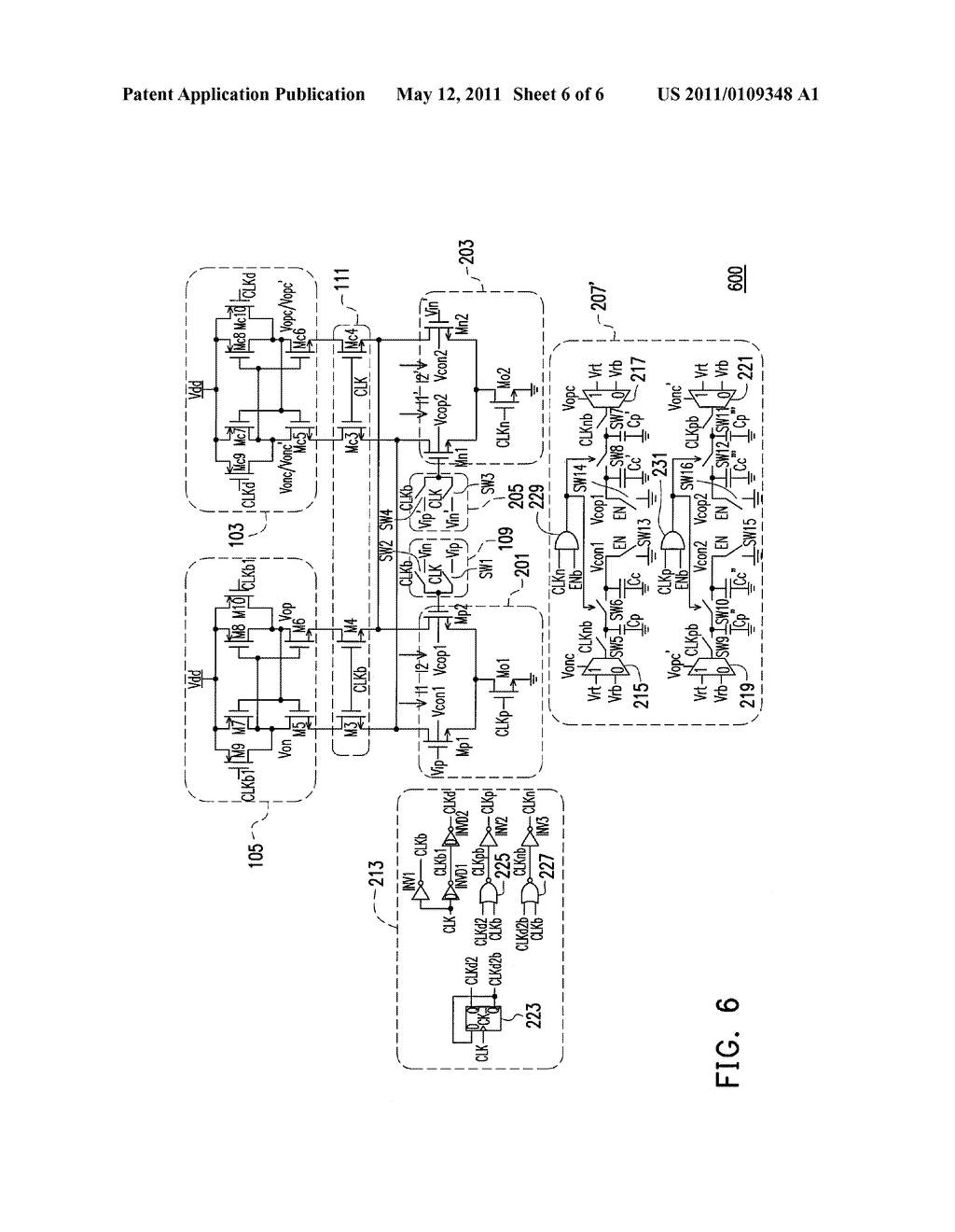 DYNAMIC COMPARATOR WITH BACKGROUND OFFSET CALIBRATION - diagram, schematic, and image 07