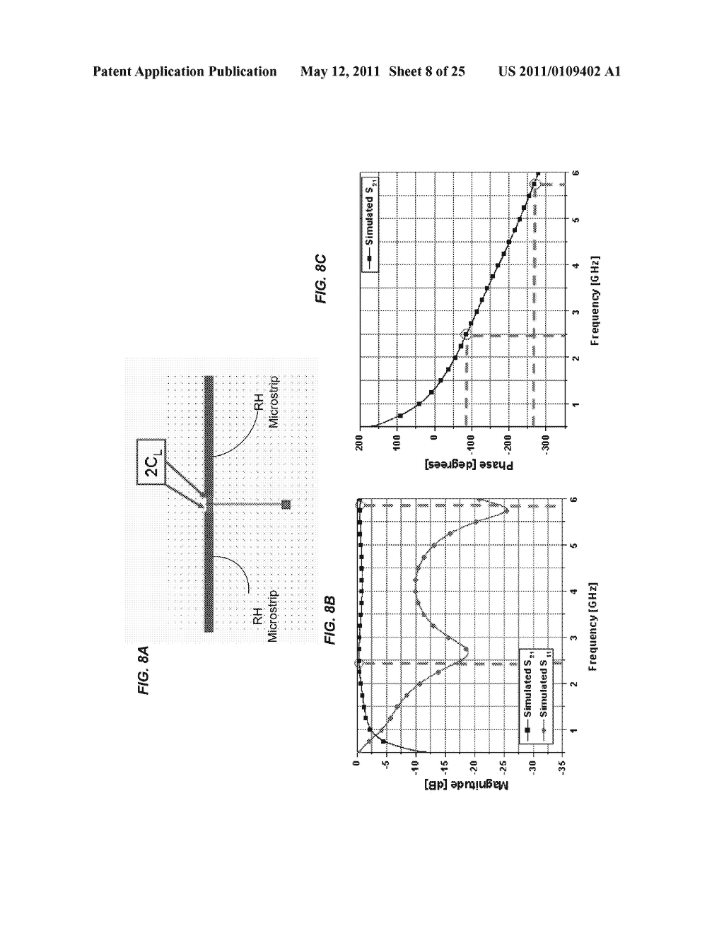 POWER COMBINERS AND DIVIDERS BASED ON COMPOSITE RIGHT AND LEFT HANDED METAMATERIAL STURCTURES - diagram, schematic, and image 09