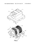 TRANSFORMER WITH CONDUCTIVE PLATE WINDING STRUCTURE diagram and image