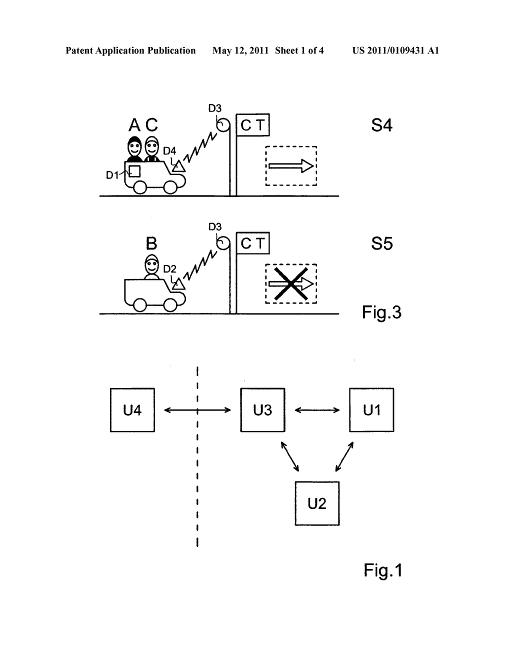 METHOD AND SYSTEM FOR COMMUNICATING ACCESS AUTHORIZATION REQUESTS BASED ON USER PERSONAL IDENTIFICATION AS WELL AS METHOD AND SYSTEM FOR DETERMINING ACCESS AUTHORIZATIONS - diagram, schematic, and image 02