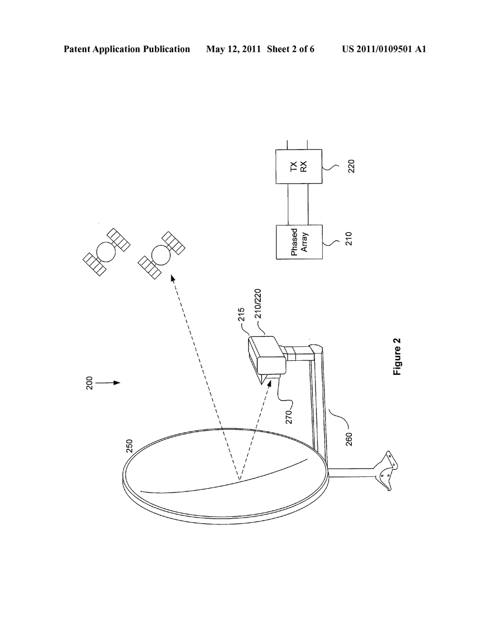 AUTOMATED BEAM PEAKING SATELLITE GROUND TERMINAL - diagram, schematic, and image 03
