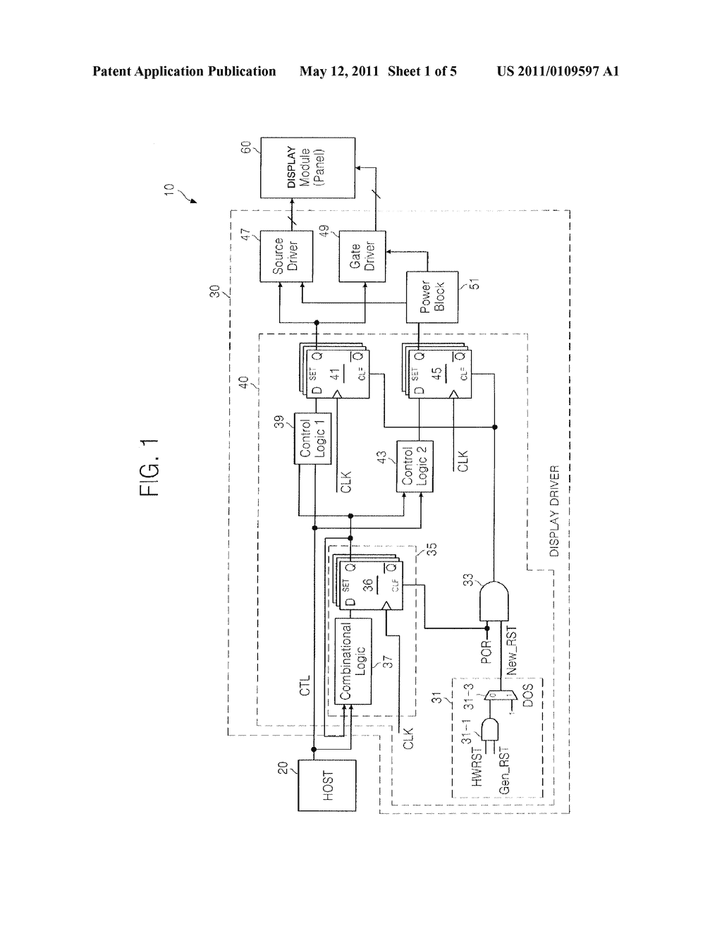 DISPLAY DRIVER, METHOD OF OPERATING THE SAME, AND DISPLAY DEVICE INCLUDING THE SAME - diagram, schematic, and image 02