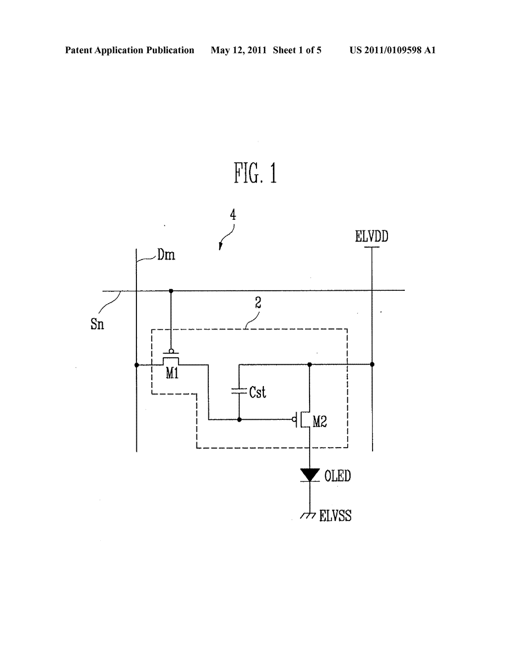 PIXEL AND ORGANIC LIGHT EMITTING DISPLAY DEVICE USING THE SAME - diagram, schematic, and image 02