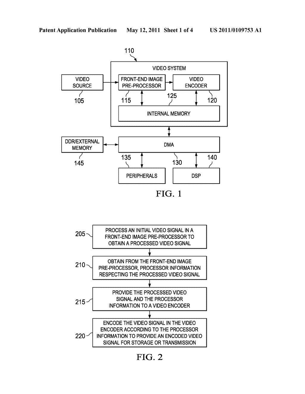 METHOD AND SYSTEM TO IMPROVE THE PERFORMANCE OF A VIDEO ENCODER - diagram, schematic, and image 02