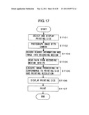 Method for image data print control, electronic camera and camera system diagram and image