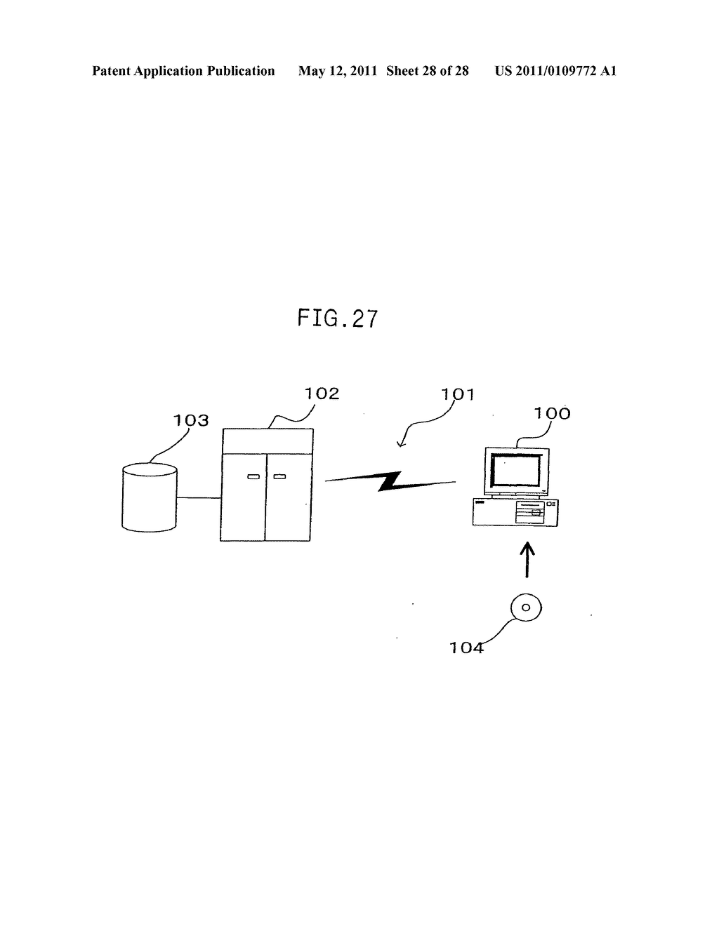 Method for image data print control, electronic camera and camera system - diagram, schematic, and image 29