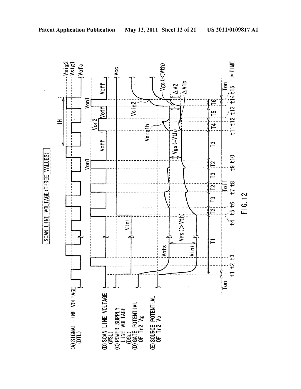 Display device, method of driving the same, and electronic unit - diagram, schematic, and image 13