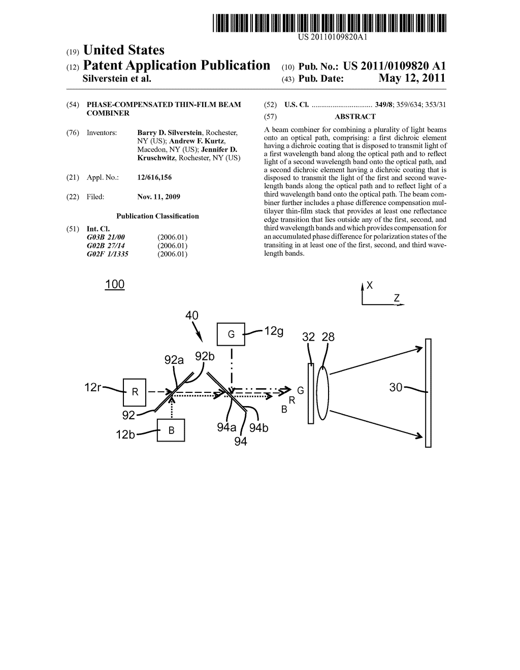 PHASE-COMPENSATED THIN-FILM BEAM COMBINER - diagram, schematic, and image 01