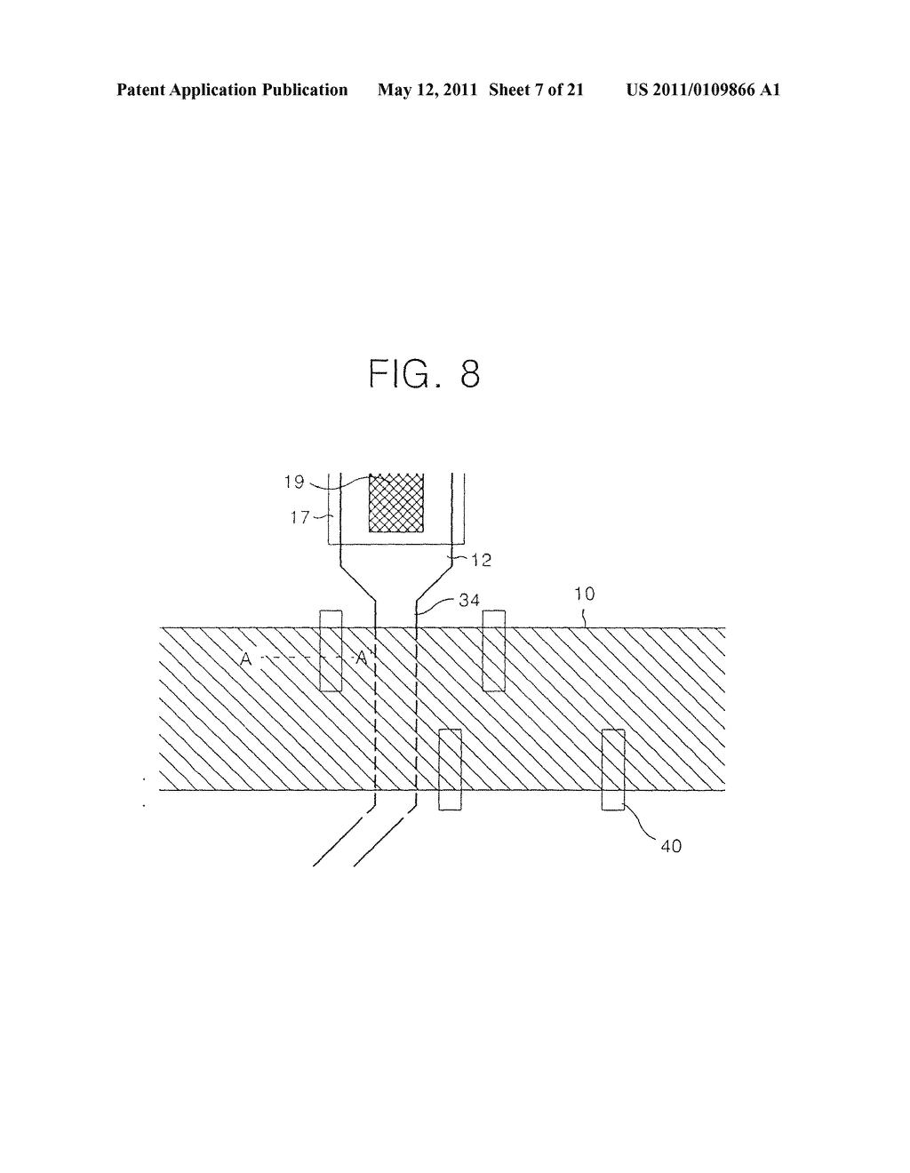 LIQUID CRYSTAL DISPLAY AND FABRICATION METHOD THEREOF - diagram, schematic, and image 08