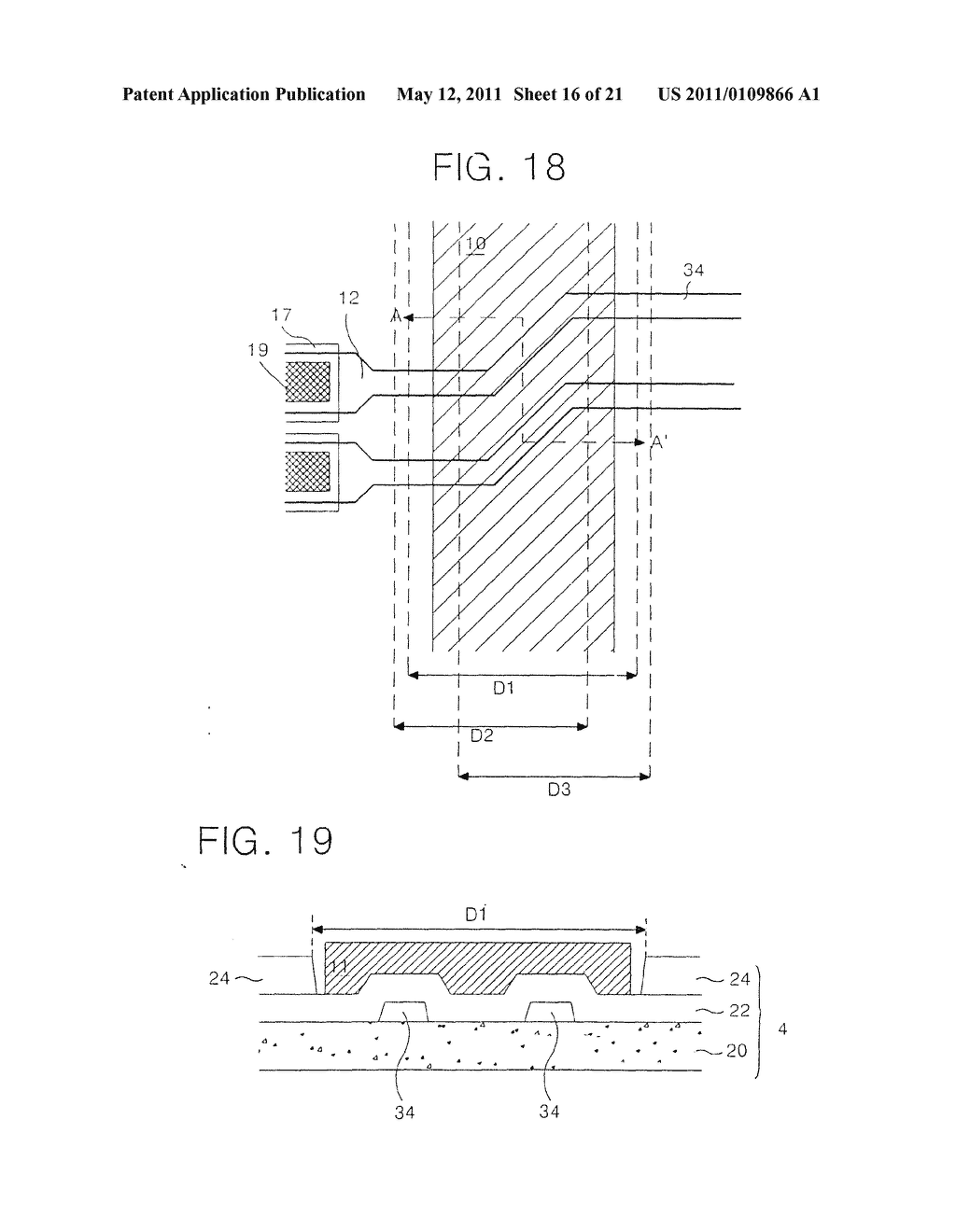 LIQUID CRYSTAL DISPLAY AND FABRICATION METHOD THEREOF - diagram, schematic, and image 17