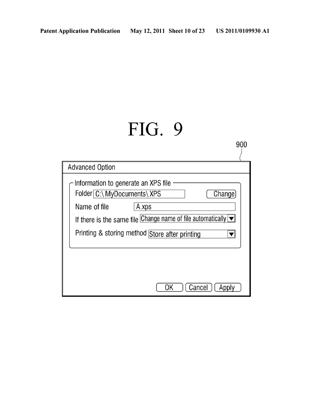 PRINTING CONTROL APPARATUS AND METHOD - diagram, schematic, and image 11