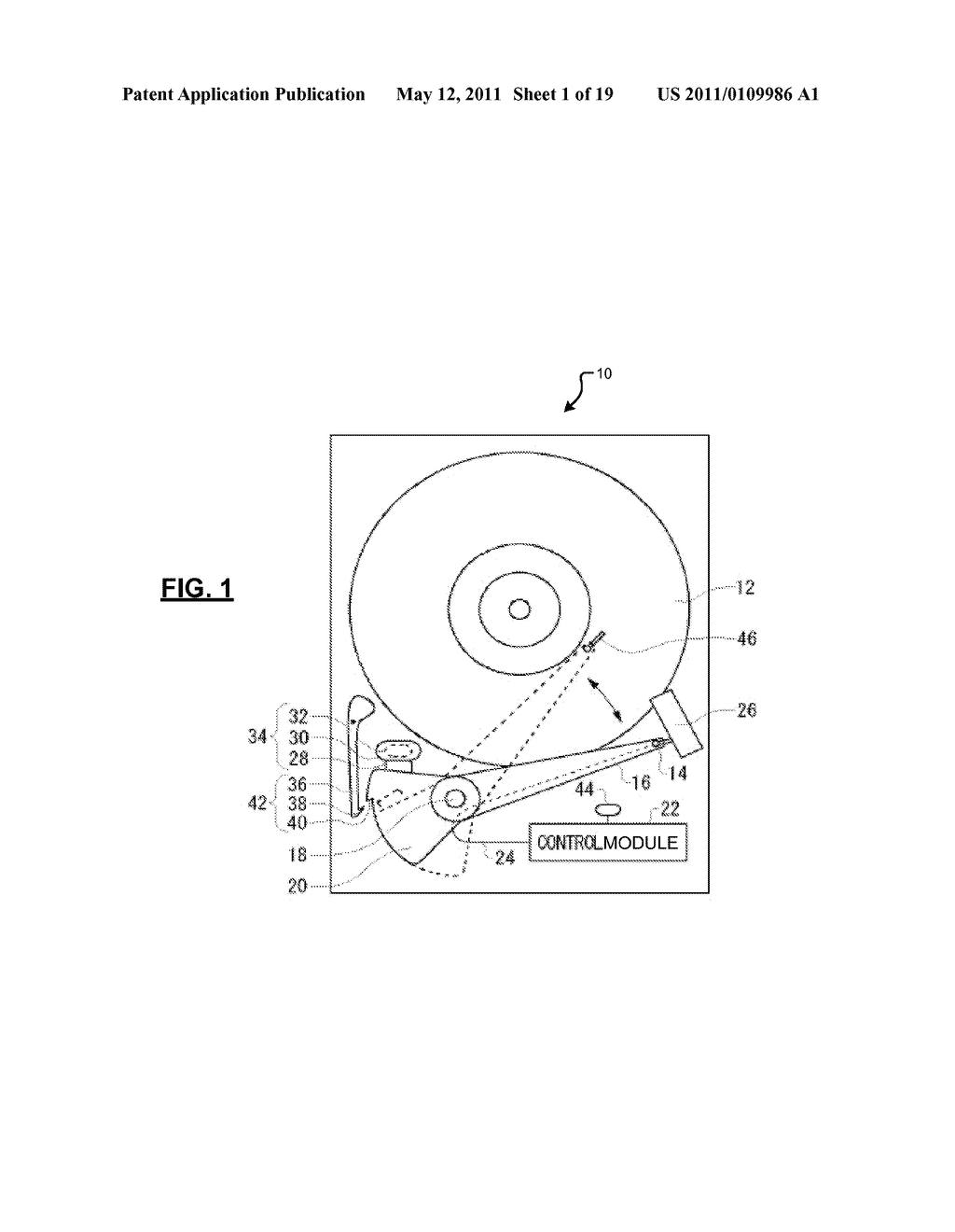 CONTROL SYSTEM AND METHOD FOR LOADING ACTUATOR ARM OF ROTATING STORAGE DEVICE - diagram, schematic, and image 02