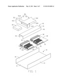 COMPUTER SYSTEM WITH FRAME FOR DISK DRIVE diagram and image