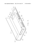 COMPUTER SYSTEM WITH FRAME FOR DISK DRIVE diagram and image