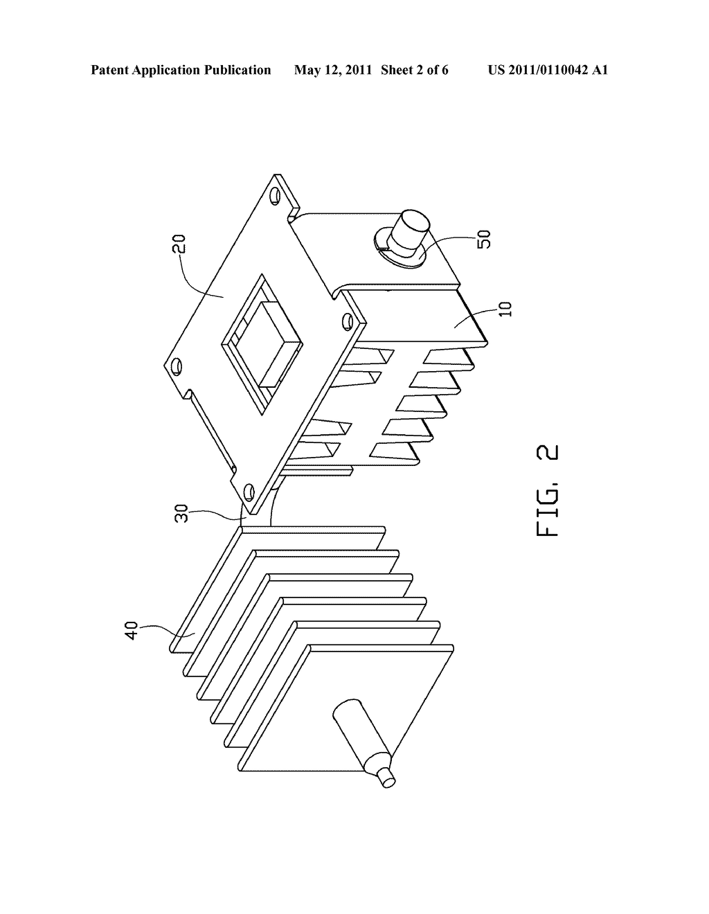 ELECTRONIC DEVICE ASSEMBLY WITH HEAT DISSIPATION DEVICE - diagram, schematic, and image 03