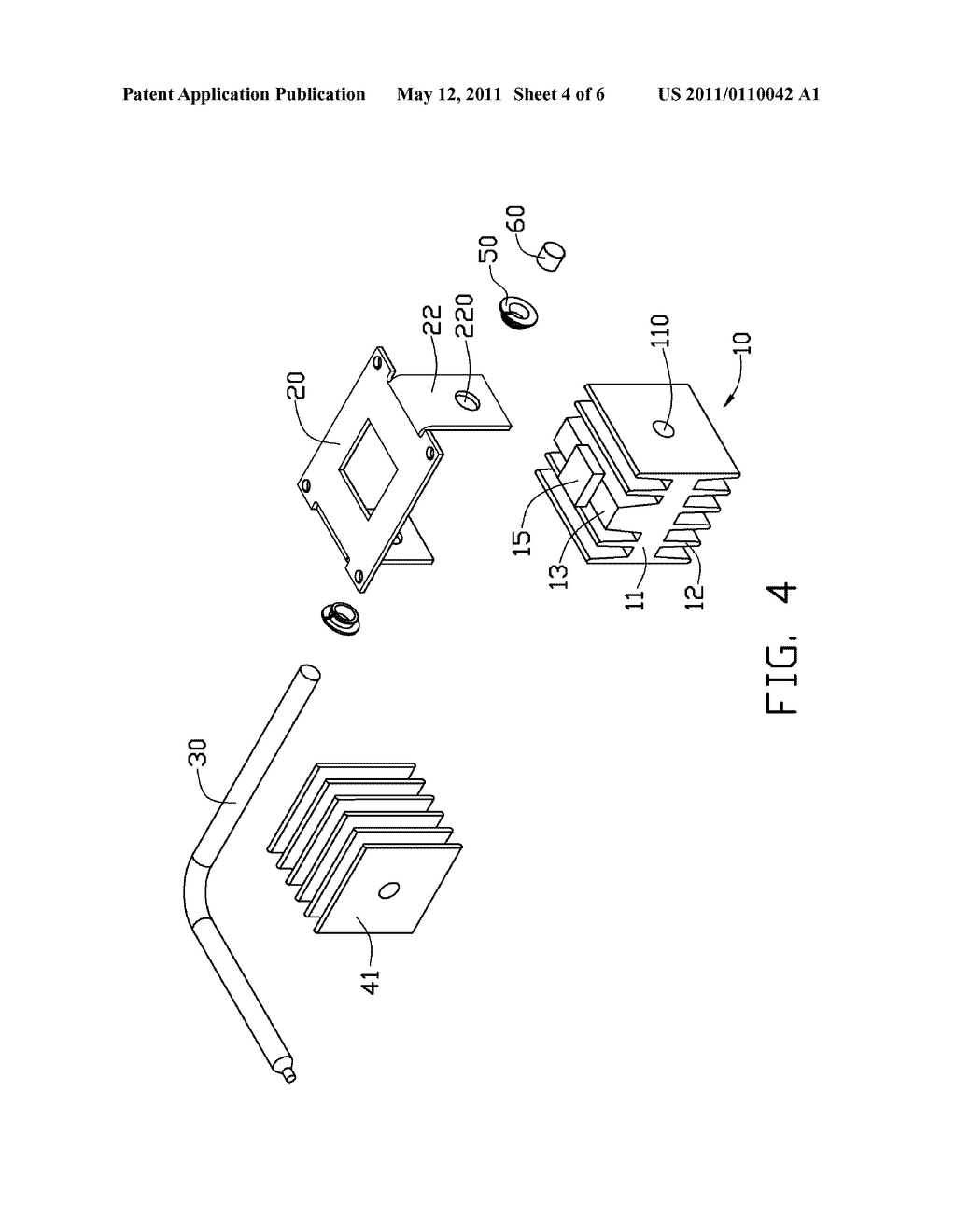 ELECTRONIC DEVICE ASSEMBLY WITH HEAT DISSIPATION DEVICE - diagram, schematic, and image 05