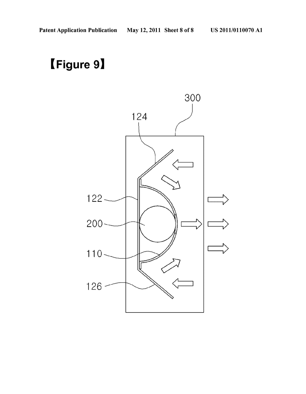 REFLECTING CAP FOR ENHANCING ILLUMINANCE OF ILLUMINATION - diagram, schematic, and image 09