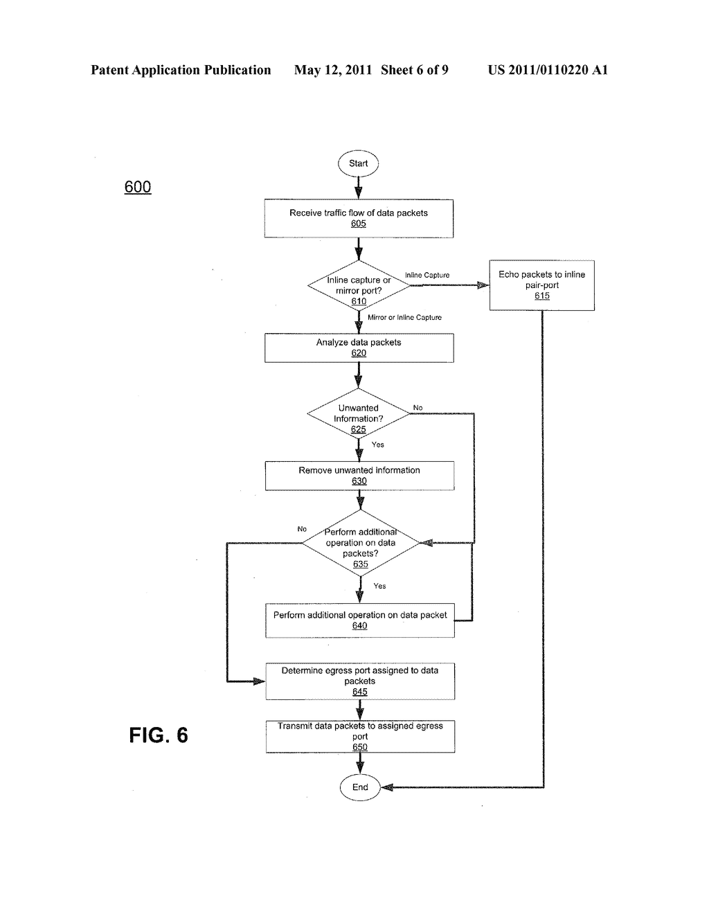 SYSTEM, APPARATUS AND METHOD FOR REMOVING UNWANTED INFORMATION FROM CAPTURED DATA PACKETS - diagram, schematic, and image 07