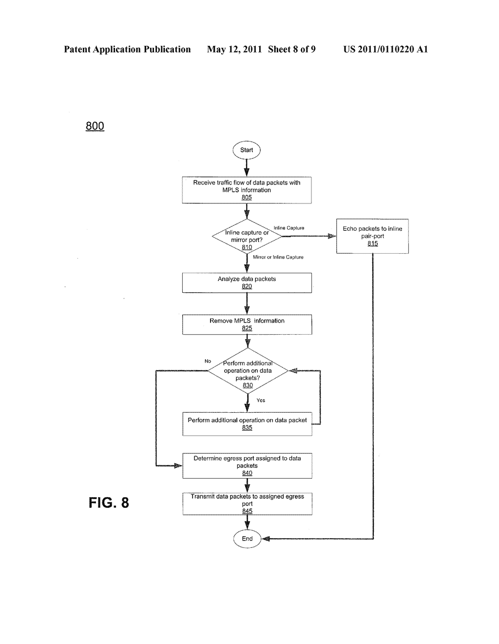 SYSTEM, APPARATUS AND METHOD FOR REMOVING UNWANTED INFORMATION FROM CAPTURED DATA PACKETS - diagram, schematic, and image 09