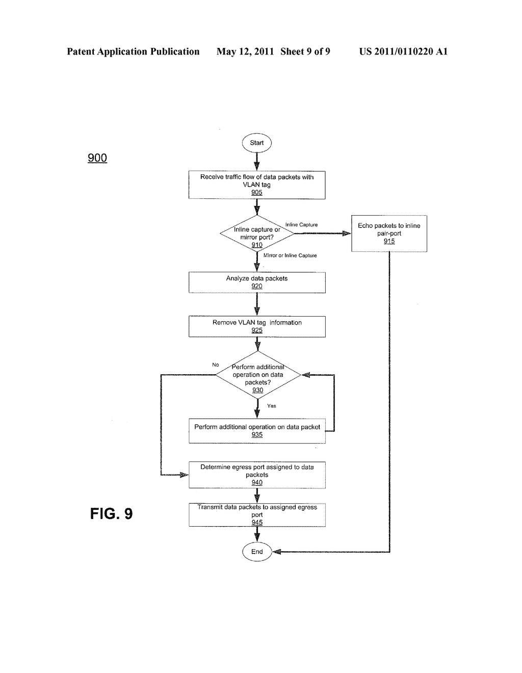 SYSTEM, APPARATUS AND METHOD FOR REMOVING UNWANTED INFORMATION FROM CAPTURED DATA PACKETS - diagram, schematic, and image 10