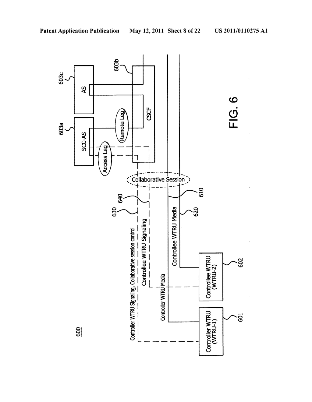 COLLABORATIVE SESSION CONTROL TRANSFER AND INTER-DEVICE TRANSFER IN INTERNET PROTOCOL MULTIMEDIA SUBSYSTEM - diagram, schematic, and image 09