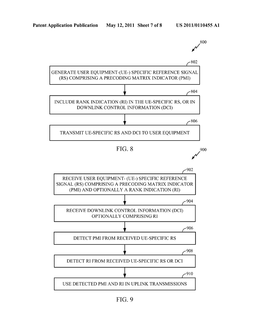 RANK AND PRECODING INDICATION FOR MIMO OPERATION - diagram, schematic, and image 08