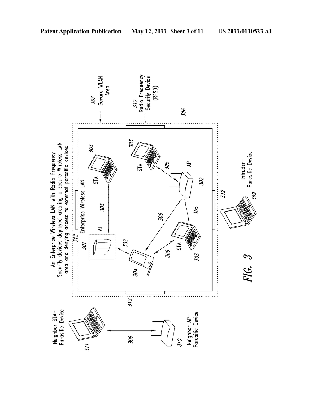 WIRELESS PERIMETER SECURITY DEVICE AND NETWORK USING SAME - diagram, schematic, and image 04
