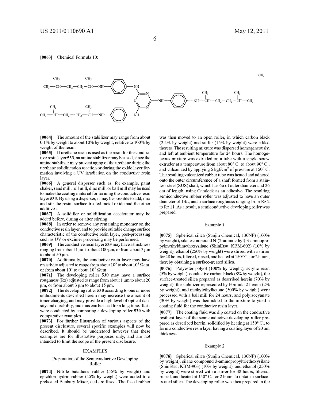 DEVELOPING ROLLER FOR ELECTROPHOTOGRAPHIC IMAGE FORMING APPARATUS, AND MANUFACTURING METHOD OF THE SAME - diagram, schematic, and image 09