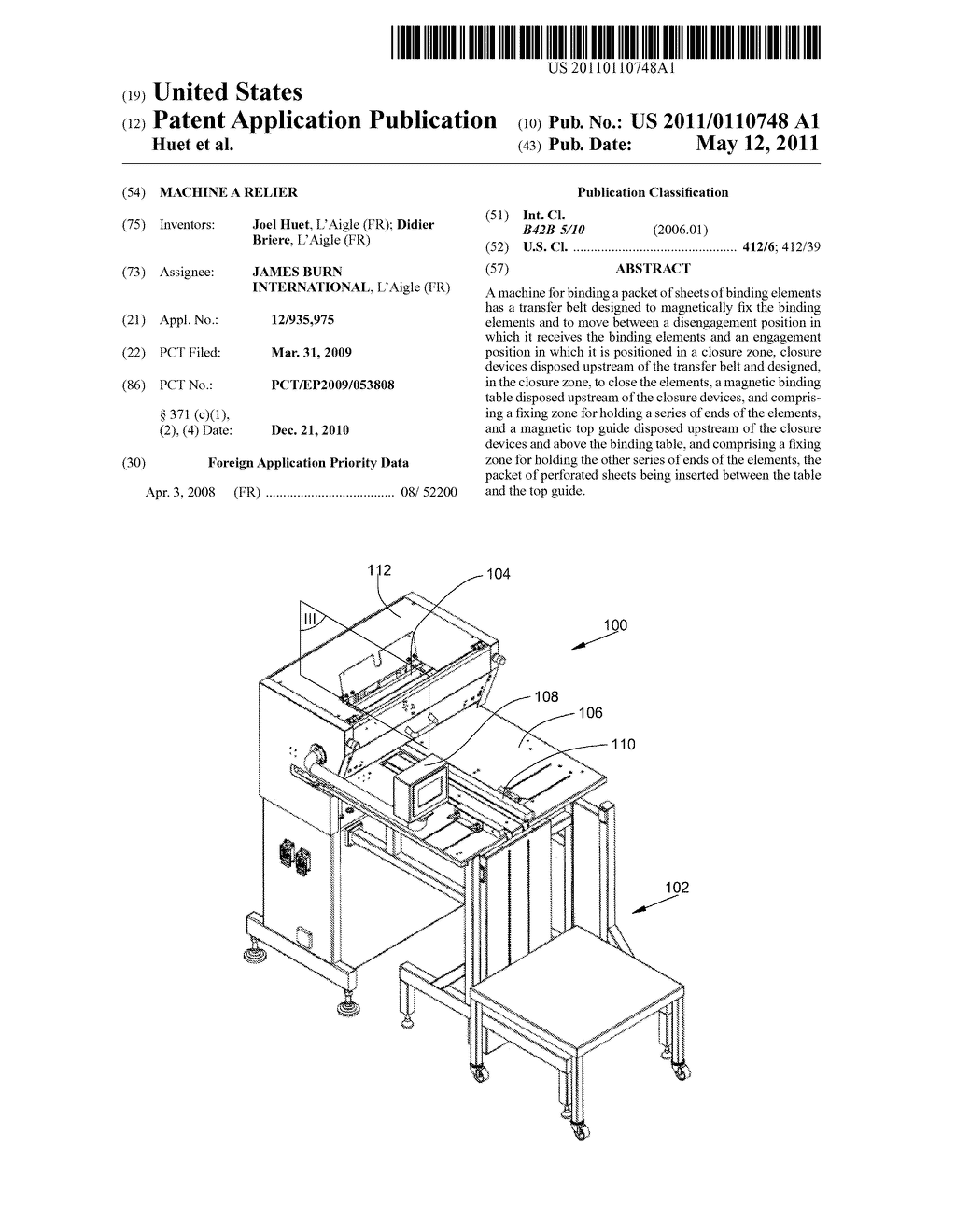 Machine A Relier - diagram, schematic, and image 01