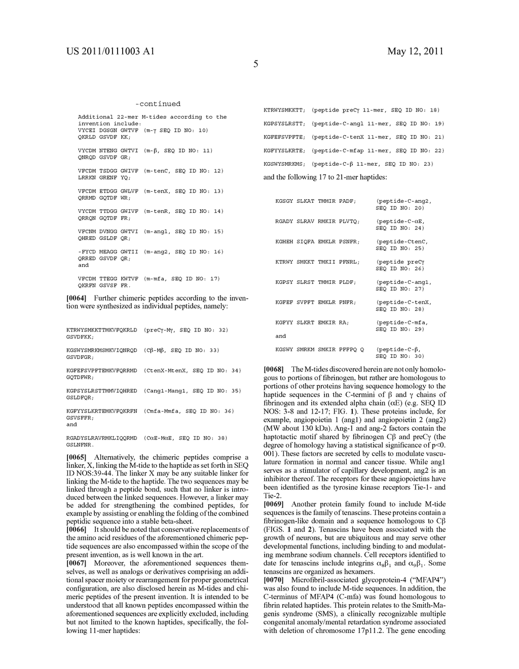 STABLE CELL BINDING CHIMERIC PEPTIDES - diagram, schematic, and image 22