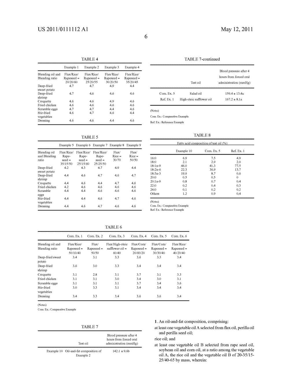 OIL-AND-FAT COMPOSITION, AND FOOD OR BEVERAGE CONTAINING THE OIL-AND-FAT COMPOSITION - diagram, schematic, and image 07