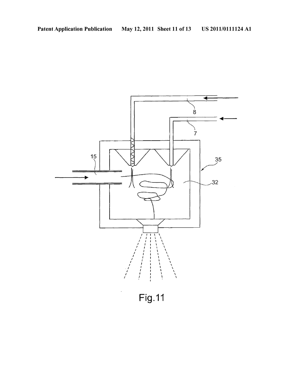 METHOD AND DEVICE FOR LUBRICATING ROLLERS AND A ROLLED STRIP OF A ROLLING STAND - diagram, schematic, and image 12