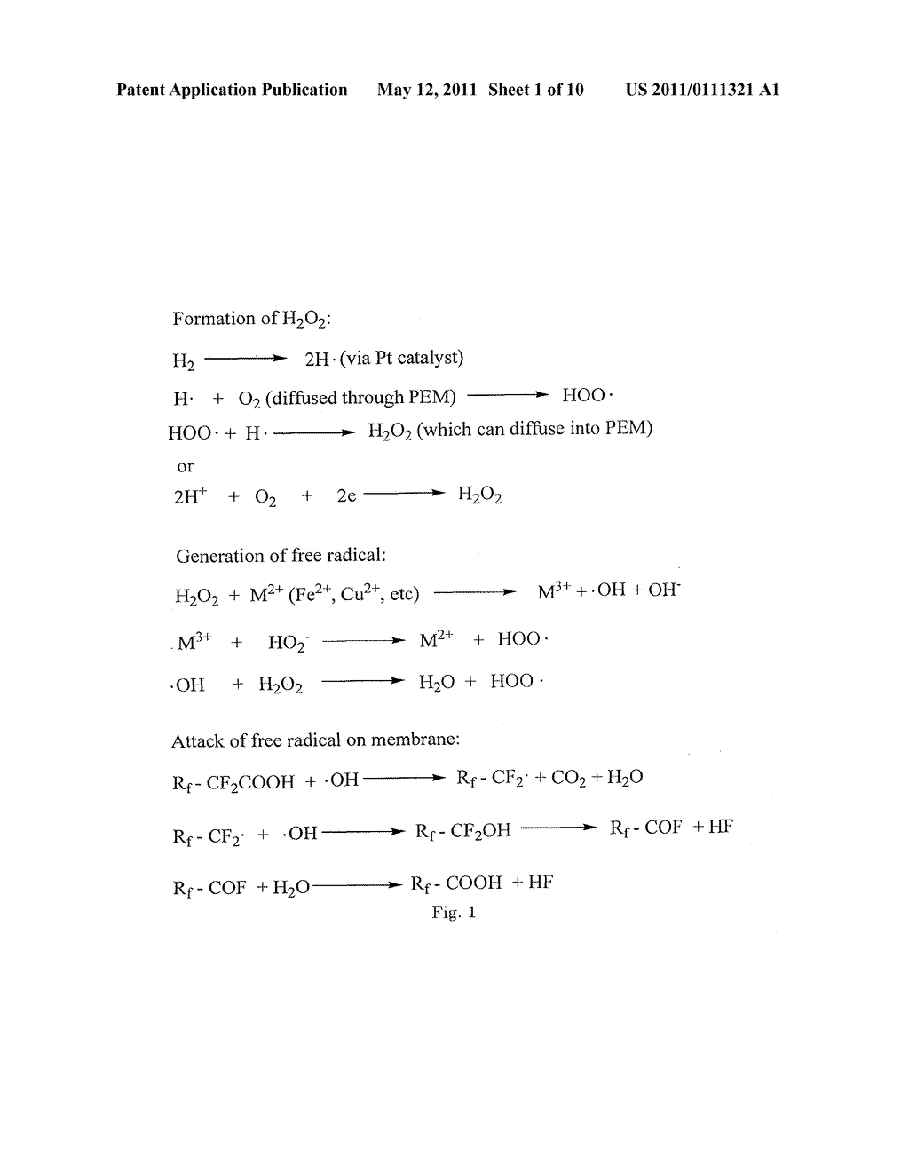 COMPOSITE PROTON CONDUCTING MEMBRANE WITH LOW DEGRADATION AND MEMBRANE ELECTRODE ASSEMBLY FOR FUEL CELLS - diagram, schematic, and image 02